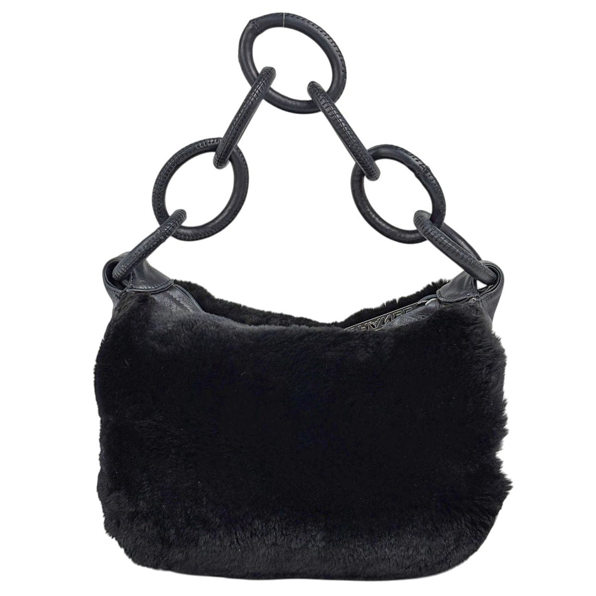 Chanel CC Logo Shoulder Bag Black — view 3