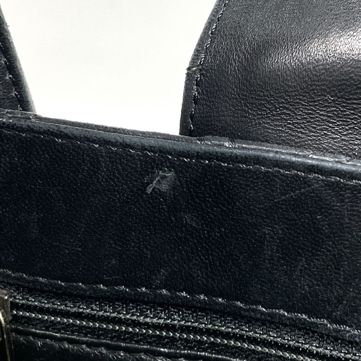 Chanel Cosmos Line Tote CC Logo Leather Black — view 8