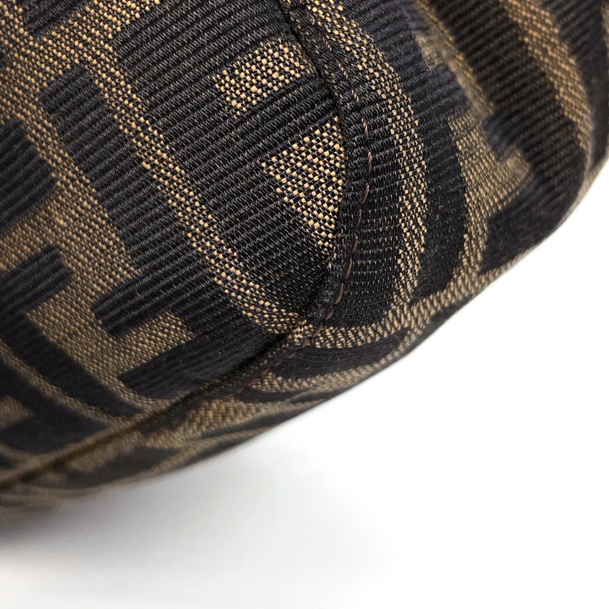 Fendi Zucca Pattern Shoulder Bag Canvas Brown — view 3