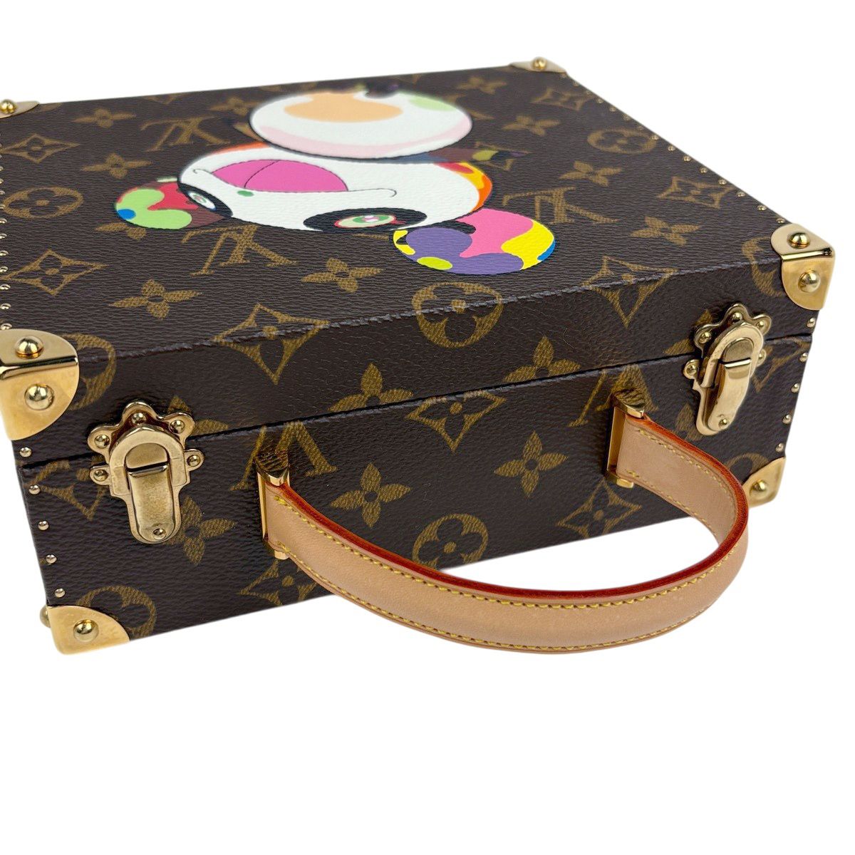 Louis Vuitton Box Takashi Murakami Trunk Monogram Panda Brown — view 9