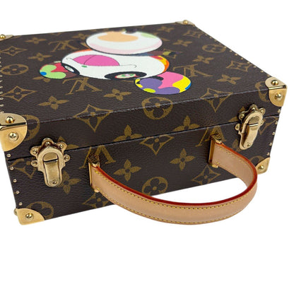 Louis Vuitton Box Takashi Murakami Trunk Monogram Panda Brown — view 9