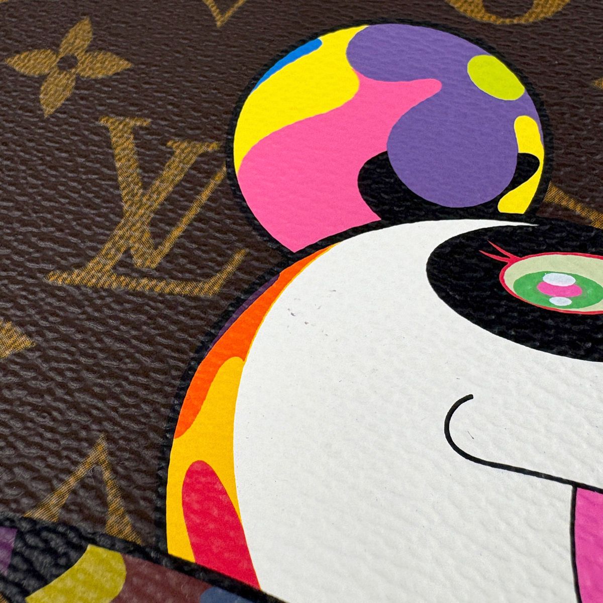 Louis Vuitton Box Takashi Murakami Trunk Monogram Panda Brown — view 8