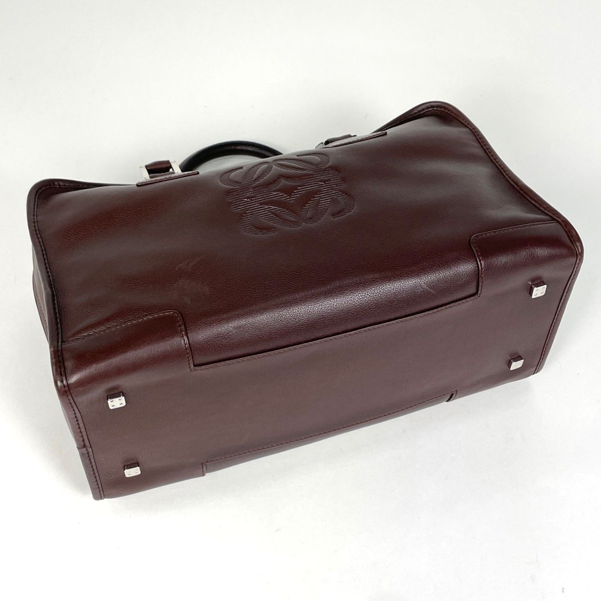 Loewe Amazona 36 Anagram Handbag Leather Brown — view 2