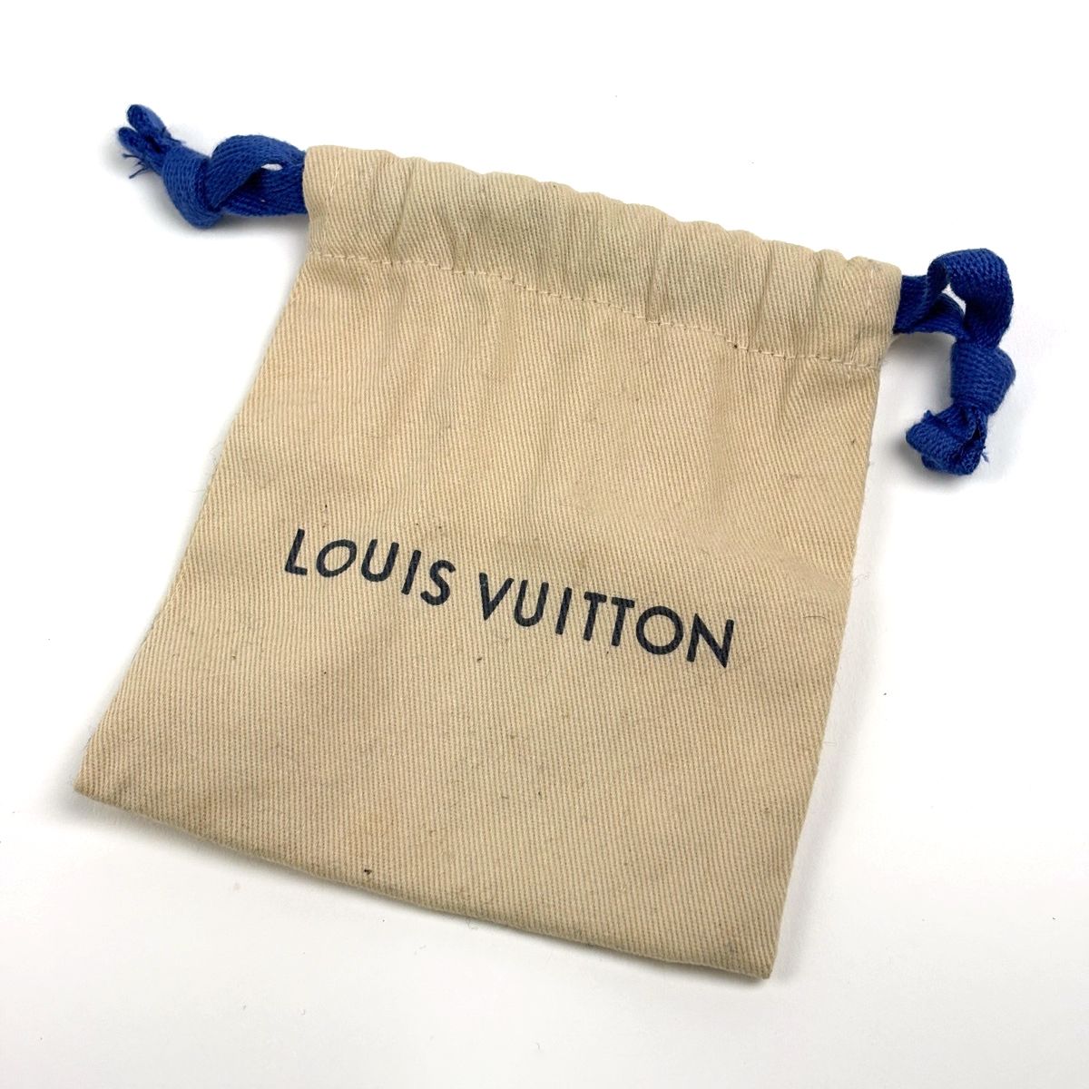 Louis Vuitton Bracelet Chain Links Monogram Metal Silver Blue — view 6