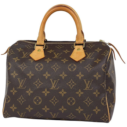 Louis Vuitton Speedy 25 Handbag Monogram Brown