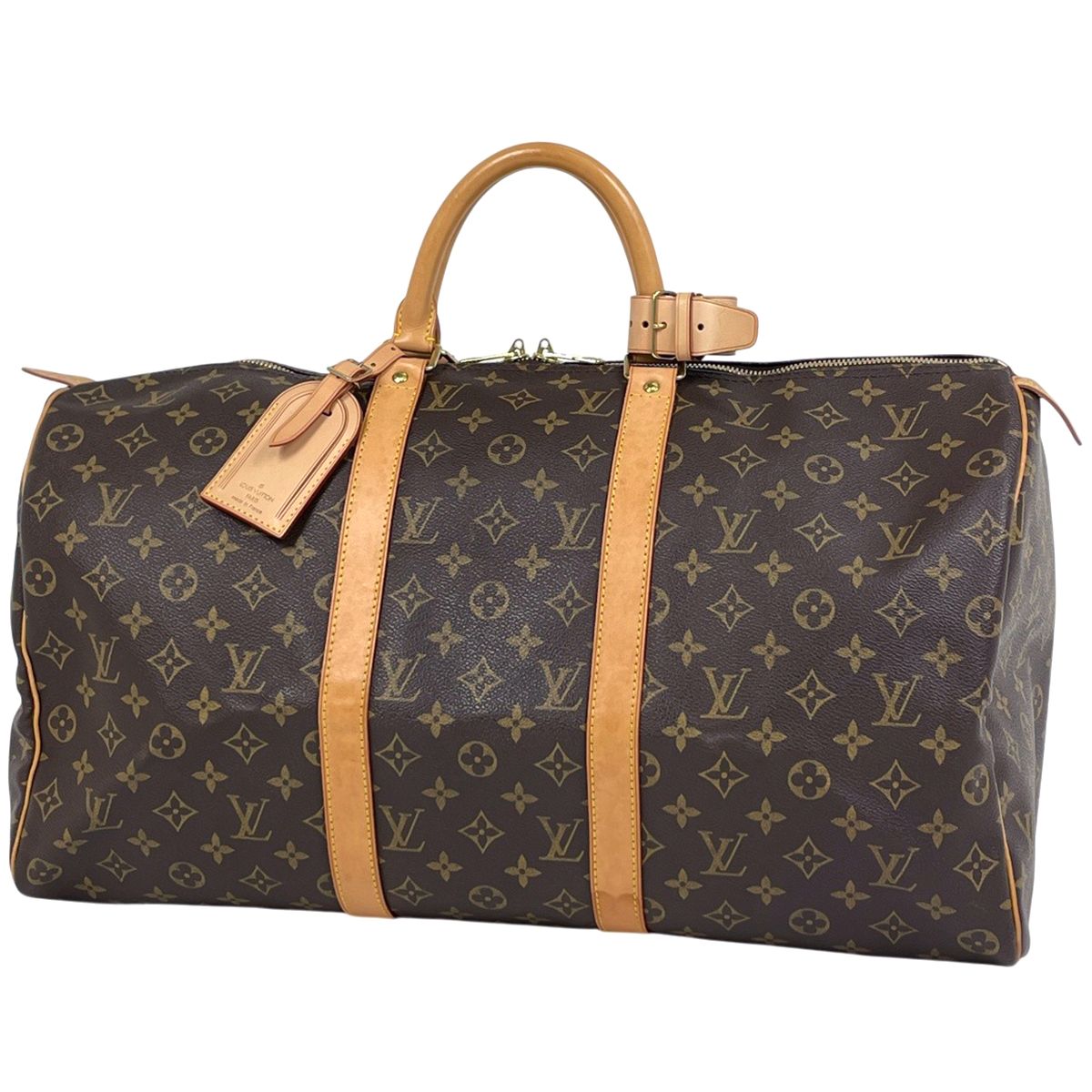 Louis Vuitton Keepall 50 Boston Bag Monogram Brown