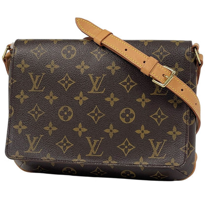 Louis Vuitton Musette Tango Long Crossbody Shoulder Bag Monogram Brown