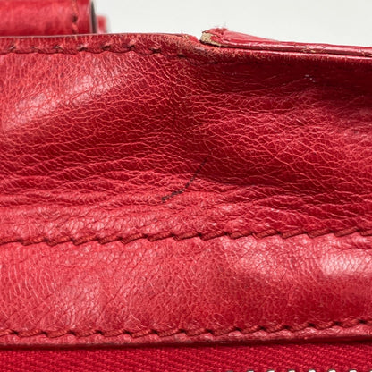 Balenciaga the Giant Part Time 2-Way Shoulder Bag Leather Red — view 6