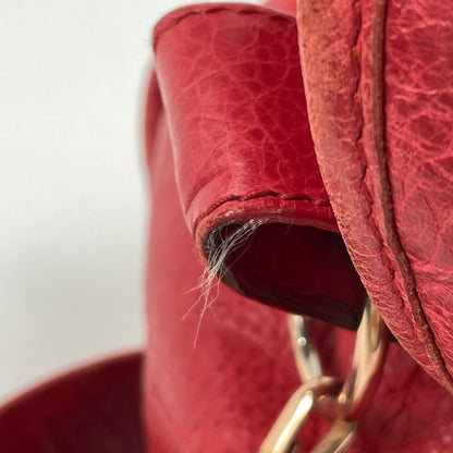 Balenciaga the Giant Part Time 2-Way Shoulder Bag Leather Red — view 4
