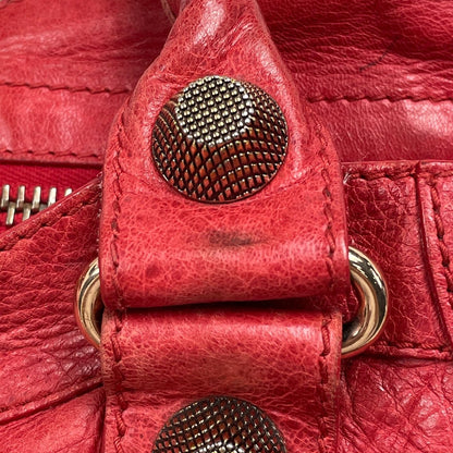 Balenciaga the Giant Part Time 2-Way Shoulder Bag Leather Red — view 5