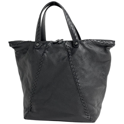 Bottega Veneta Intrecciato Tote Leather Black