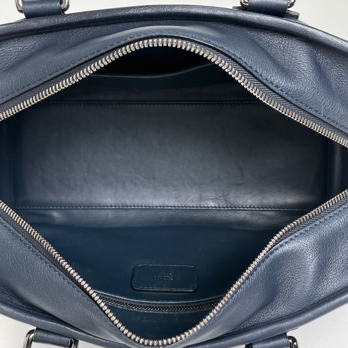 Loewe Amazona 28 Anagram Handbag Leather Navy — view 9