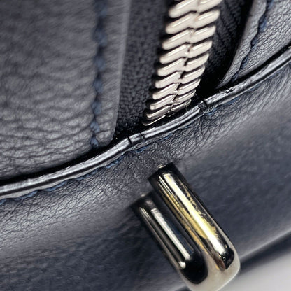 Loewe Amazona 28 Anagram Handbag Leather Navy — view 4