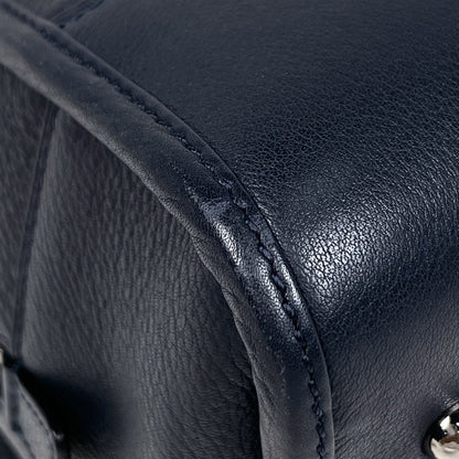 Loewe Amazona 28 Anagram Handbag Leather Navy — view 3