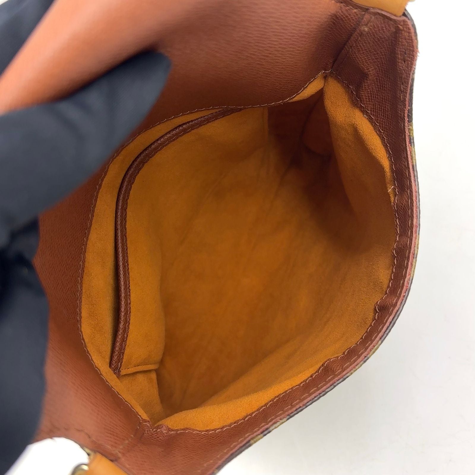Louis Vuitton Musette Salsa Short Strap Monogram Leather Brown Shoulder Bag Gold — view 3