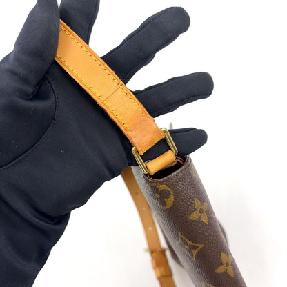 Louis Vuitton Musette Salsa Short Strap Monogram Leather Brown Shoulder Bag Gold — view 7