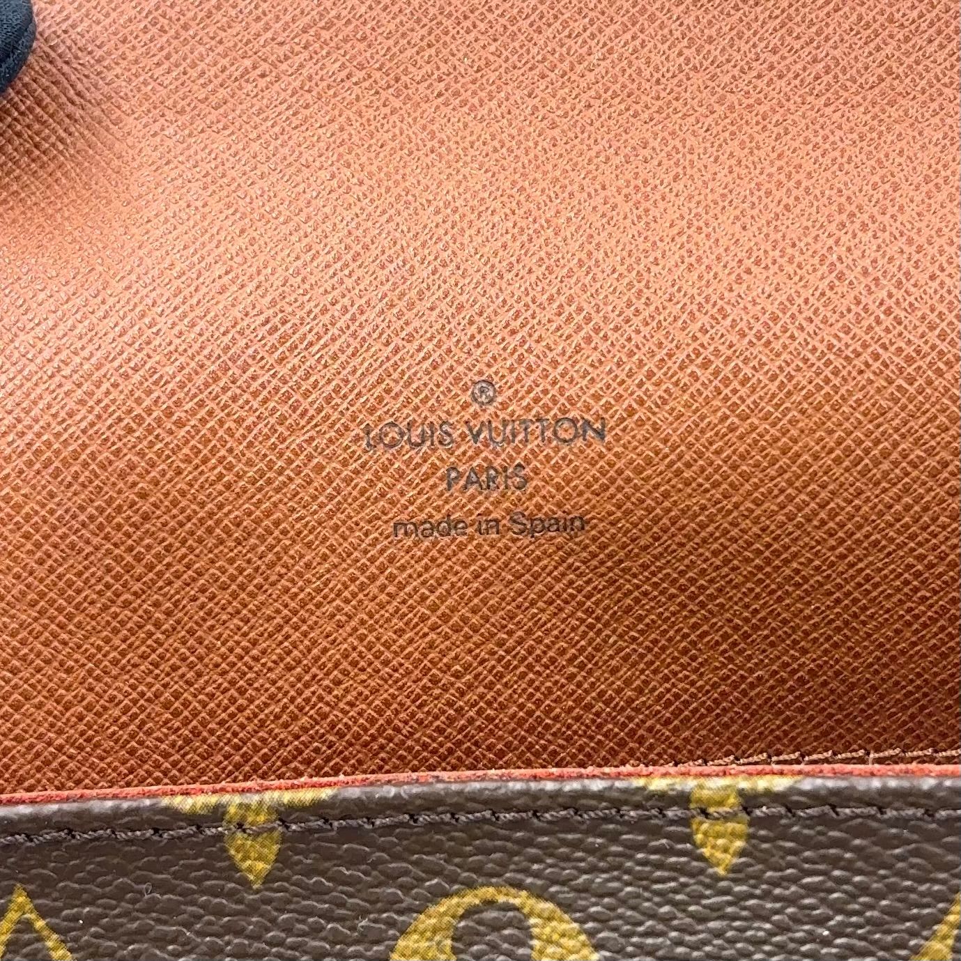 Louis Vuitton Musette Salsa Short Strap Monogram Leather Brown Shoulder Bag Gold — view 4