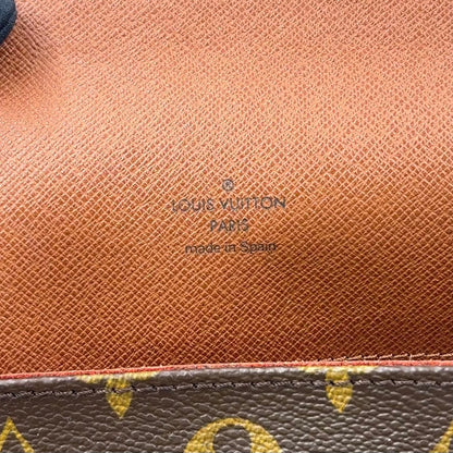 Louis Vuitton Musette Salsa Short Strap Monogram Leather Brown Shoulder Bag Gold — view 4