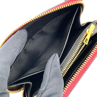 Loewe Puzzle Midi Amzip Leather Multicolor Wallet Gold — view 5