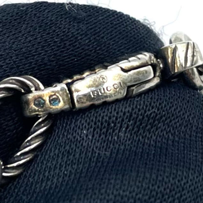 Gucci Interlocking Silver Bracelet — view 4