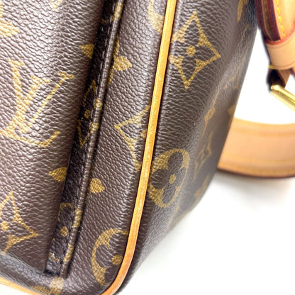 Louis Vuitton Viva Cite GM Monogram Leather Brown Shoulder Bag Gold — view 9