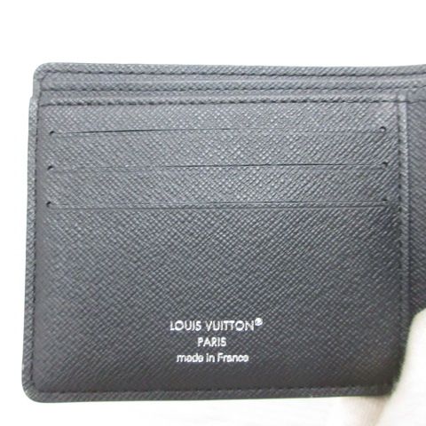Louis Vuitton Monogram Eclipse Portefeuille Multiple Bifold Wallet Billfold — view 6