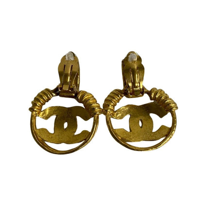 Chanel With Rice Vintage 94 CC Logo Earrings — view 5