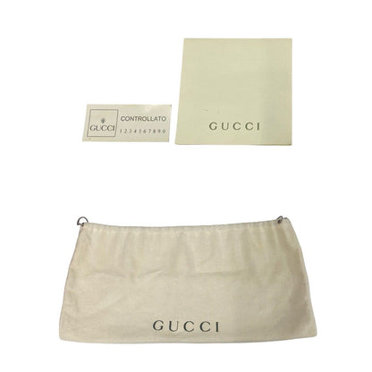 Gucci Vintage Ladylock Leather Handbag Mini Tote Brown — view 9