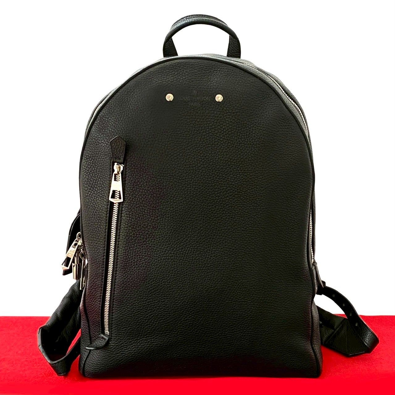 Louis Vuitton Alma Taurillon Leather Backpack Noir