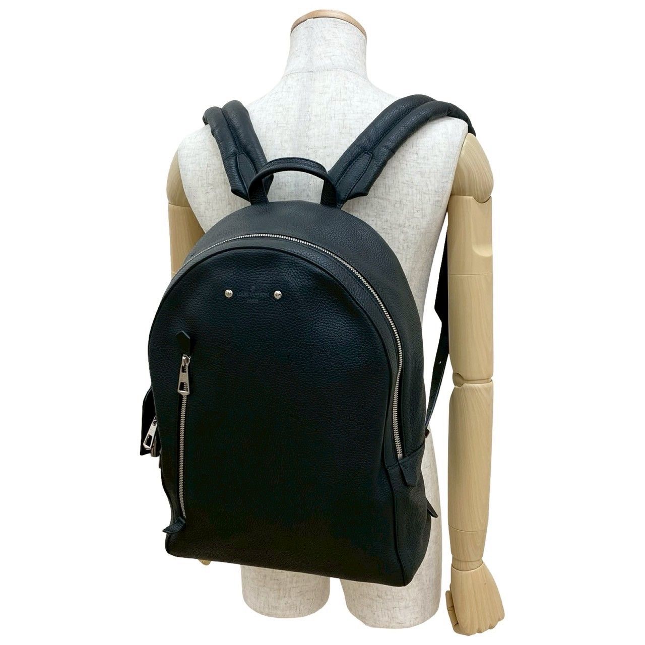 Louis Vuitton Alma Taurillon Leather Backpack Noir — view 2