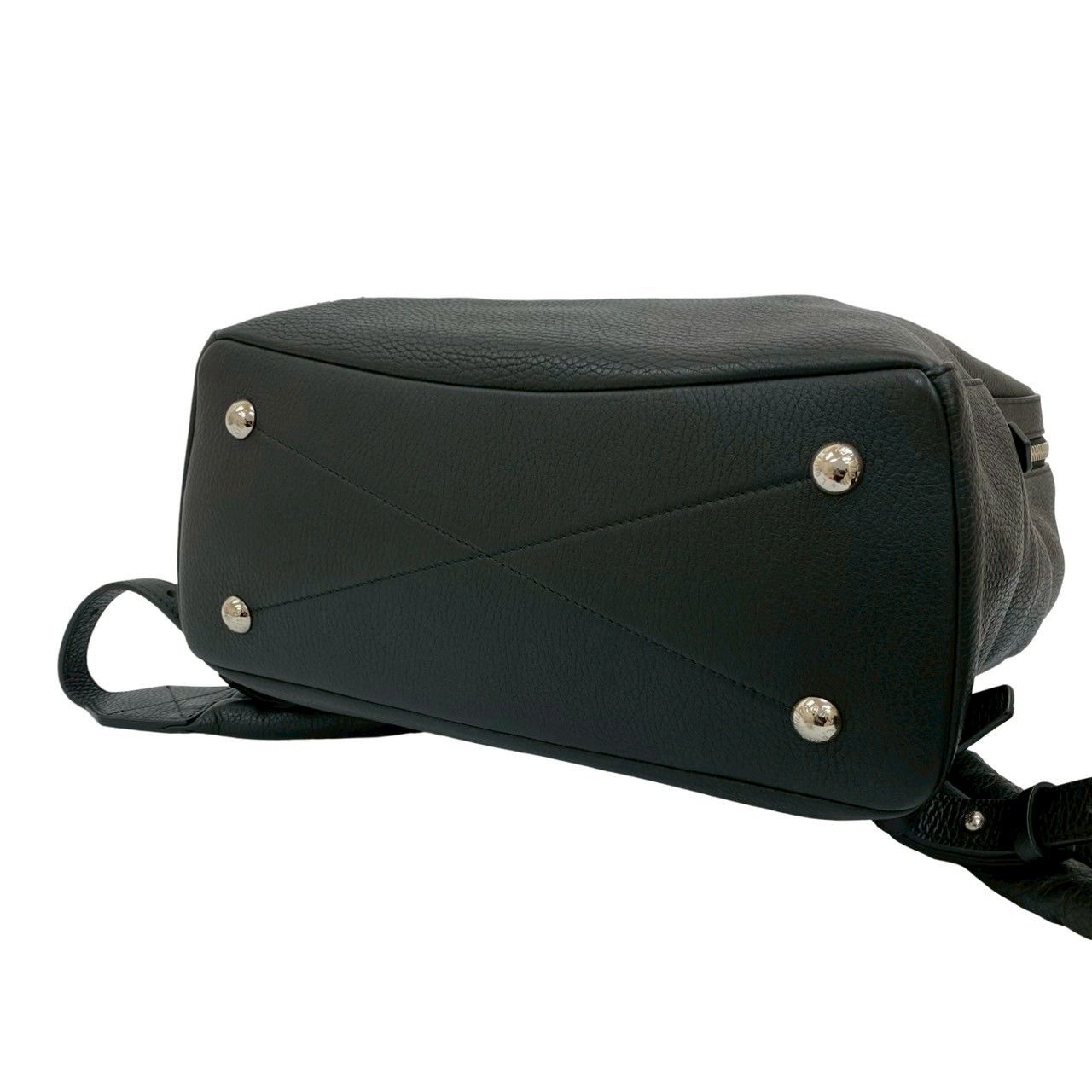 Louis Vuitton Alma Taurillon Leather Backpack Noir — view 8