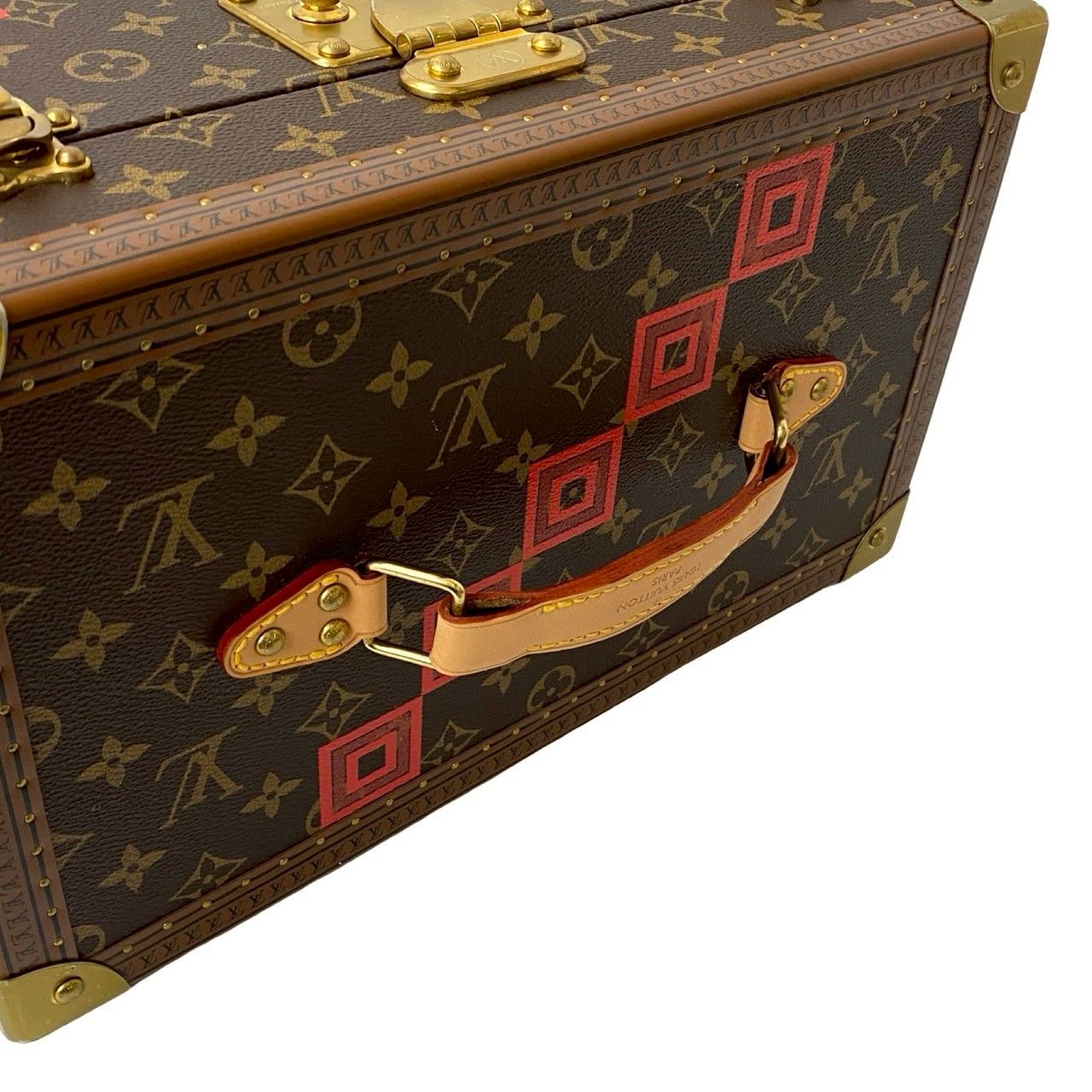 Louis Vuitton Items Pharmacy Monogram Ichikawa Ebizo Leather Handbag Makeup Box — view 3