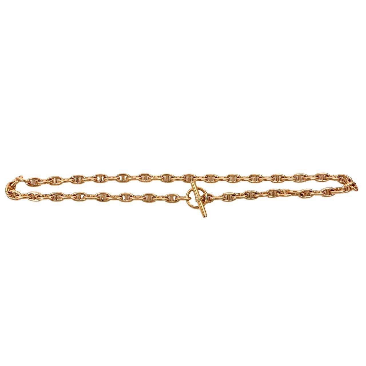 Hermes Chaine D'ancre Necklace TPM 62 Pieces Gold Chain Choker — view 5