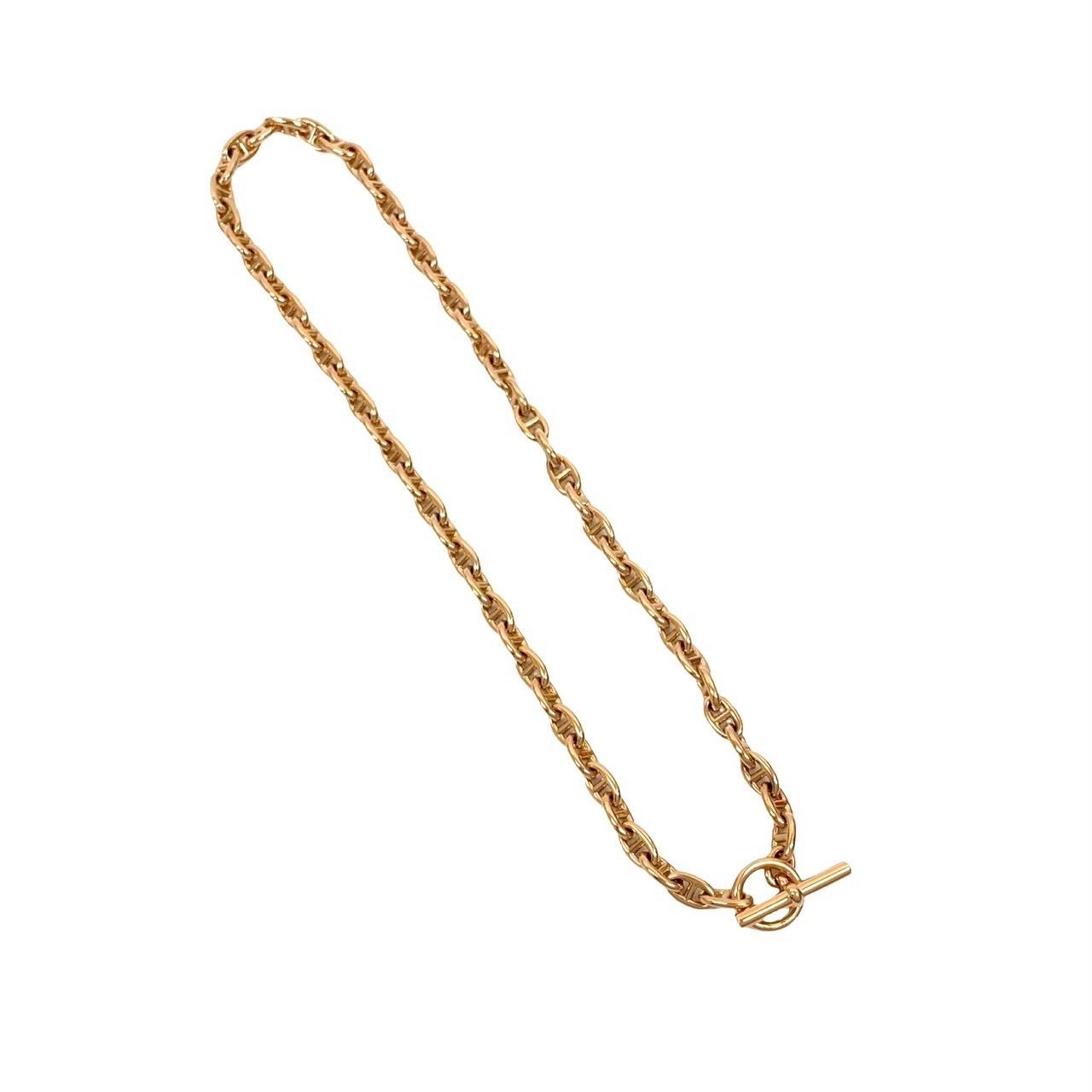 Hermes Chaine D'ancre Necklace TPM 62 Pieces Gold Chain Choker — view 6
