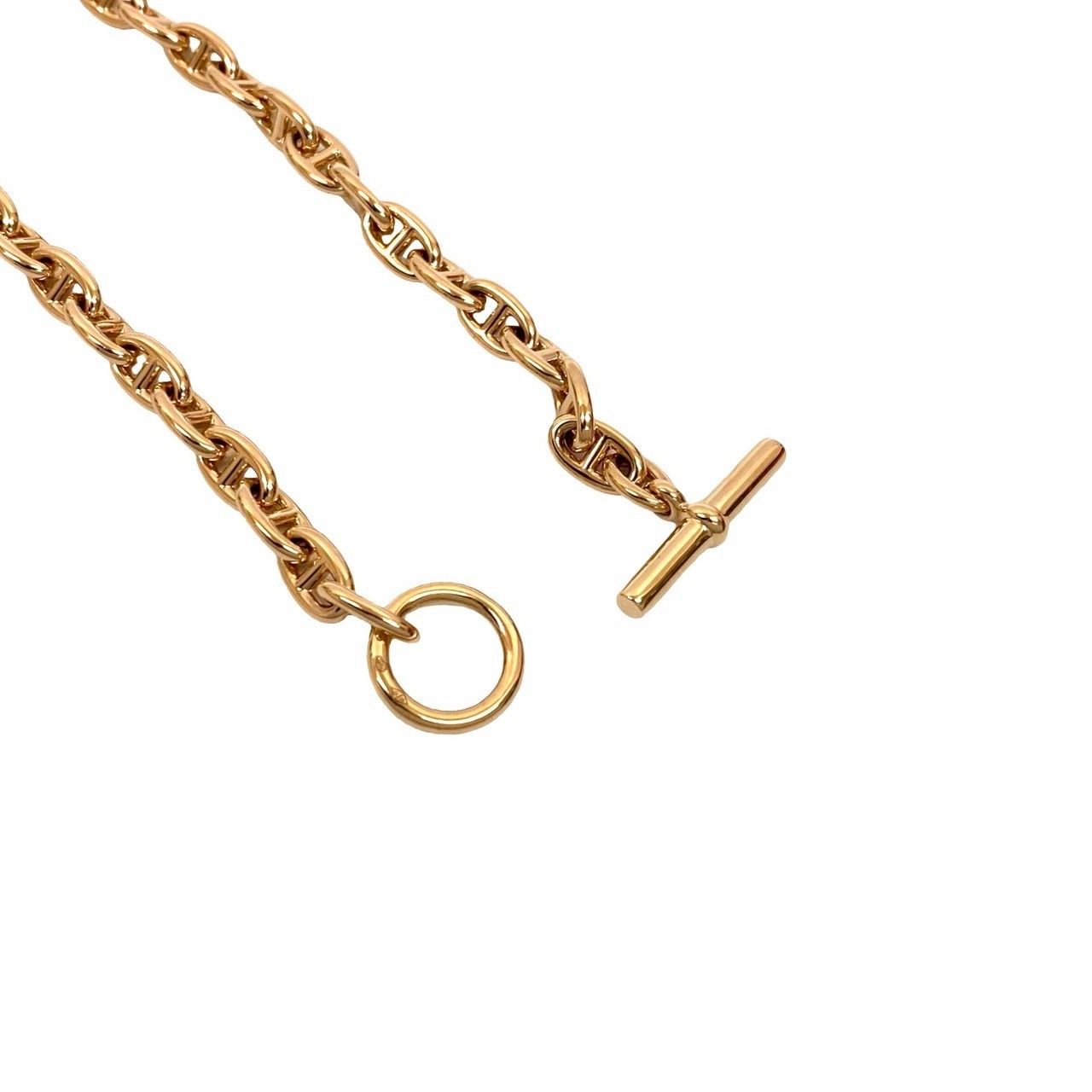 Hermes Chaine D'ancre Necklace TPM 62 Pieces Gold Chain Choker — view 4