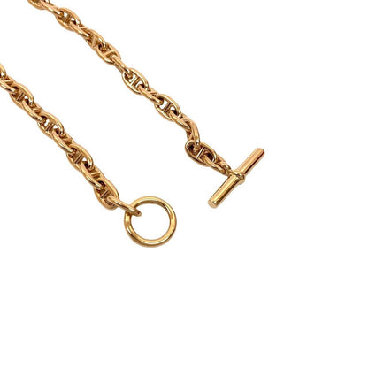 Hermes Chaine D'ancre Necklace TPM 62 Pieces Gold Chain Choker — view 4