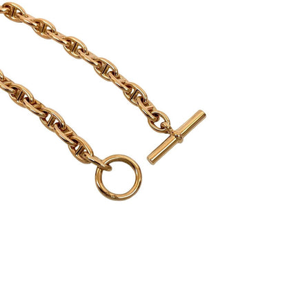 Hermes Chaine D'ancre TPM 24 Pieces Gold Chain Bracelet Bangle — view 4