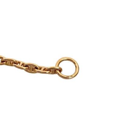 Hermes Chaine D'ancre TPM 24 Pieces Gold Chain Bracelet Bangle — view 3
