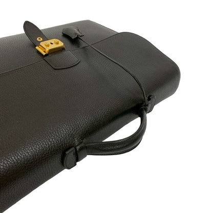 Hermes With Key Sac Adepesh 41 Ardennes Leather Business Bag Document Bag Black — view 4