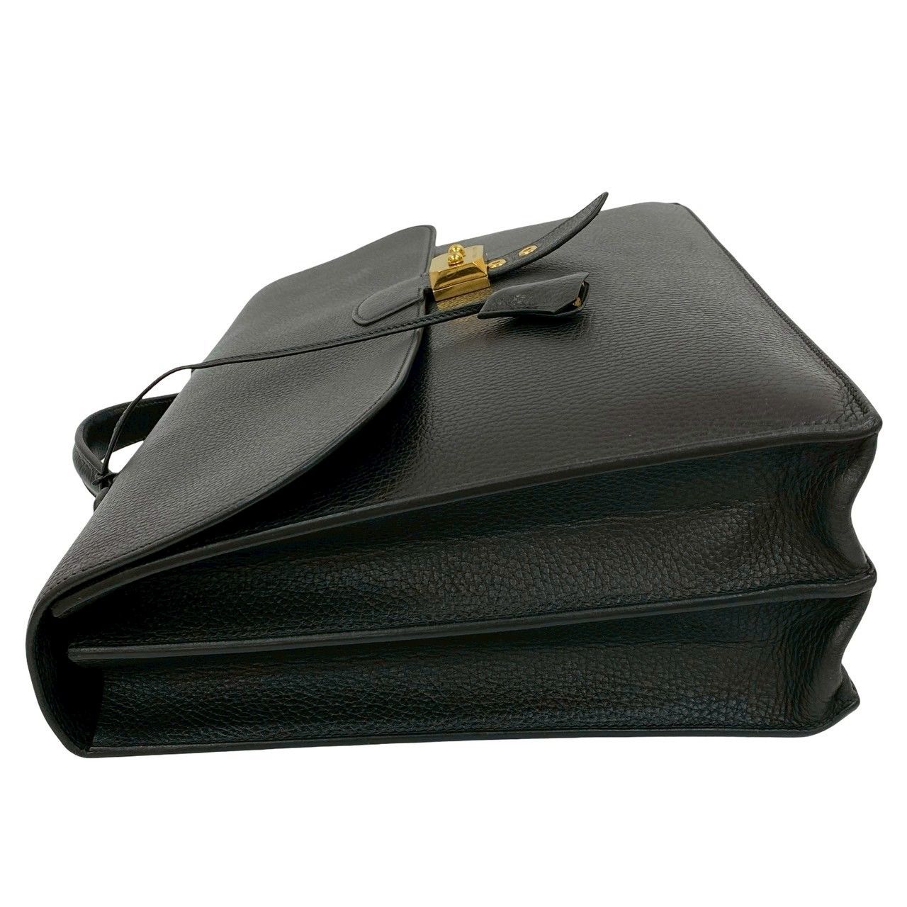 Hermes With Key Sac Adepesh 41 Ardennes Leather Business Bag Document Bag Black — view 5