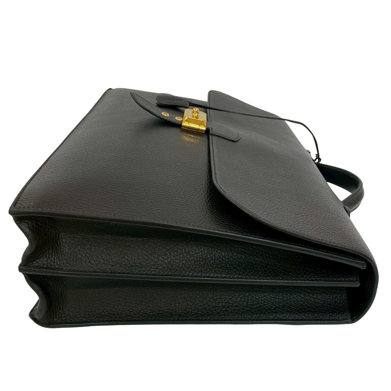 Hermes With Key Sac Adepesh 41 Ardennes Leather Business Bag Document Bag Black — view 6