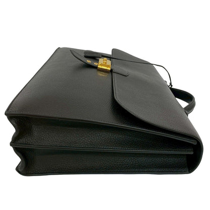 Hermes With Key Sac Adepesh 41 Ardennes Leather Business Bag Document Bag Black — view 6