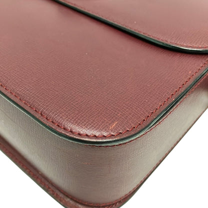 Cartier Shoulder Bag Must Have Line Bordeaux Turnlock Leather — view 6