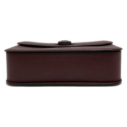 Cartier Shoulder Bag Must Have Line Bordeaux Turnlock Leather — view 5
