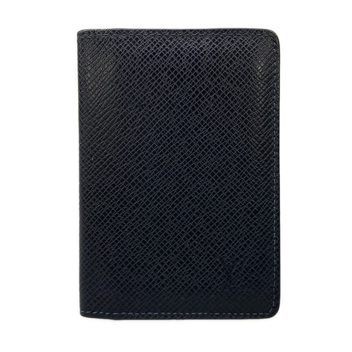 Louis Vuitton Card Case Taiga Organizer de Poche Blue Marine Leather Cowhide