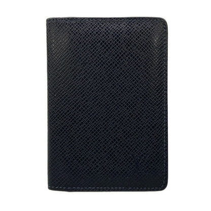 Louis Vuitton Card Case Taiga Organizer de Poche Blue Marine Leather Cowhide