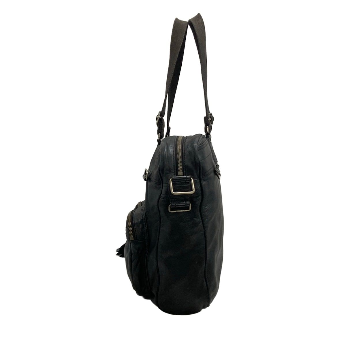 Dior Homme Business Bag with de Ville Black Charm Eddie Era Leather — view 2