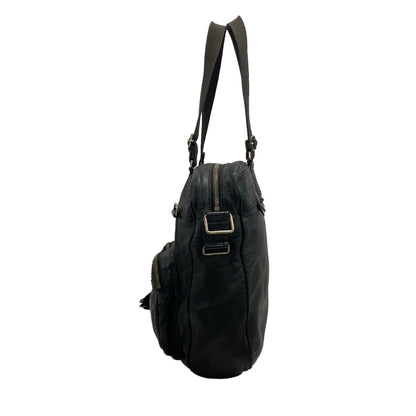 Dior Homme Business Bag with de Ville Black Charm Eddie Era Leather — view 2