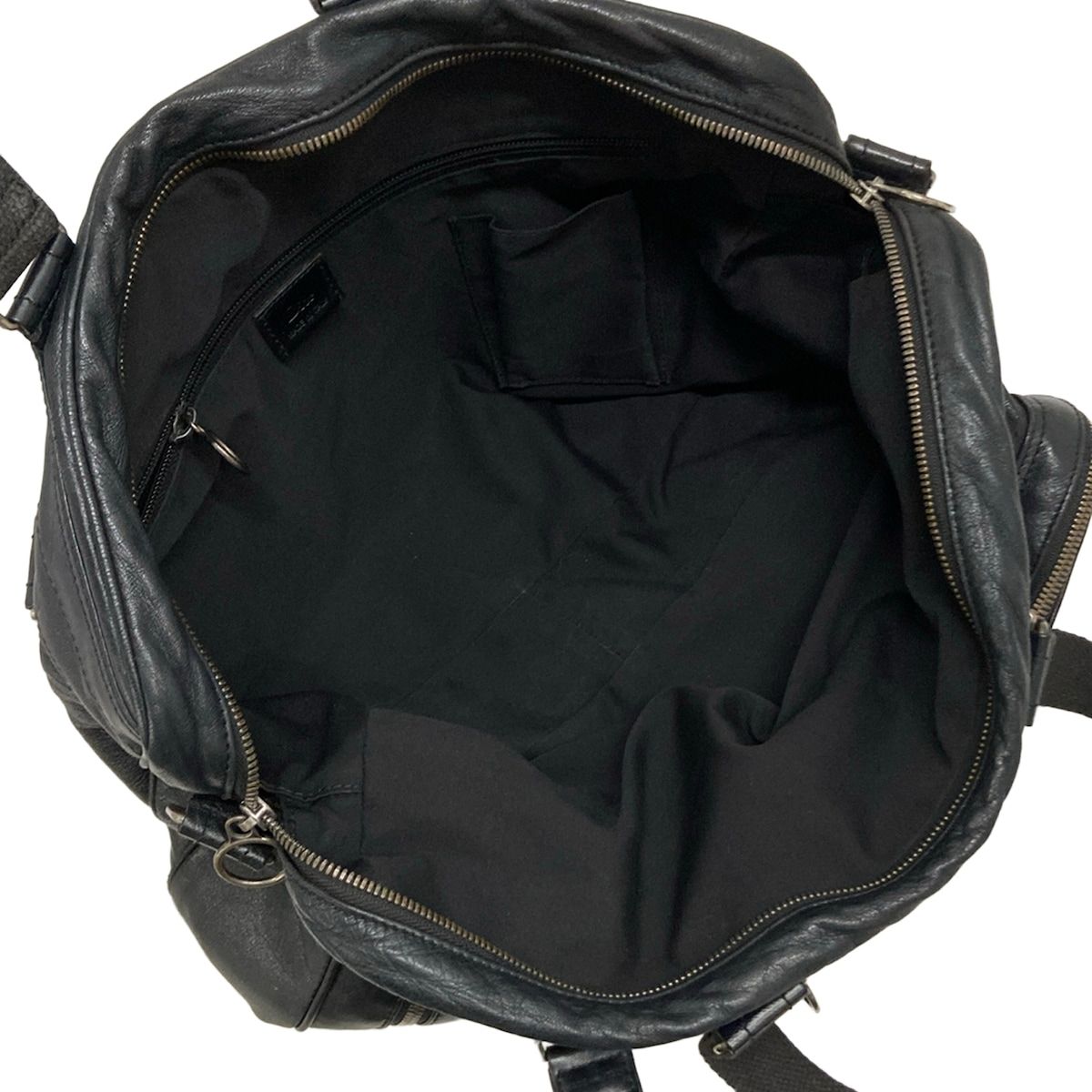 Dior Homme Business Bag with de Ville Black Charm Eddie Era Leather — view 7