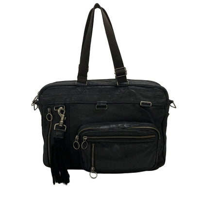 Dior Homme Business Bag with de Ville Black Charm Eddie Era Leather